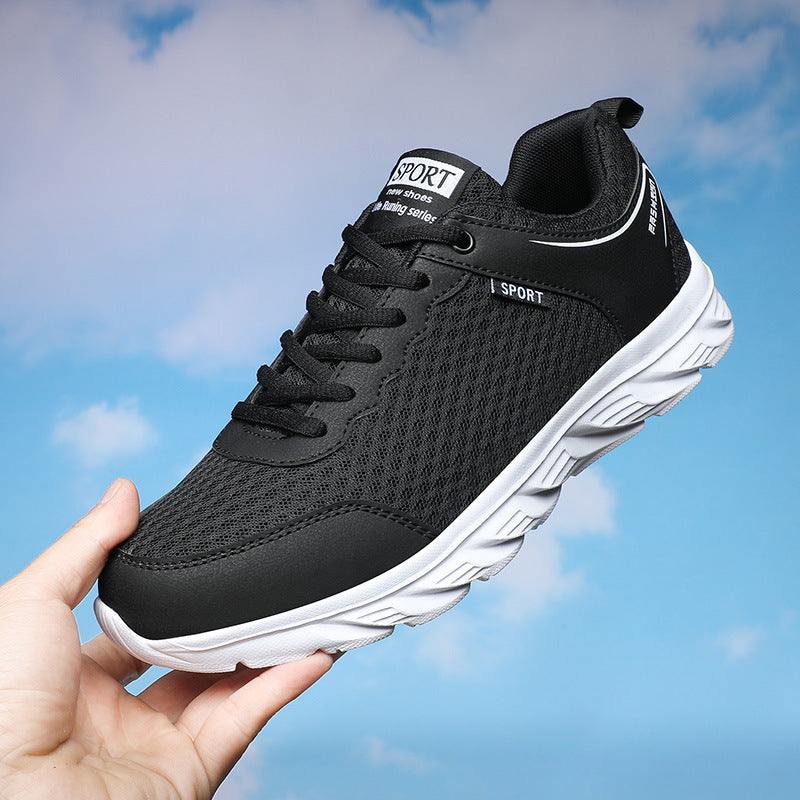 Shoes Mesh Casual Solid Soft Sole Large Size Sports Shoes Men's Shoes Mesh Casual Solid Soft Sole Large Size J&E Discount Store 