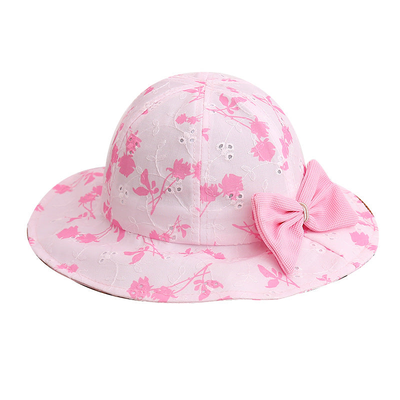 Bucket Hat Baby Spring And Autumn Thin Summer Child Sun-proof Sun Protection Sun Hat - J&E Discount Store