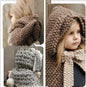 Girls Hats Handmade Kids Winter Hats Wrap Bear Scarf Caps Cute Autumn Children Cartoon Bear Knitted Hats Girls Hats Handmade Kids Winter Hats Wrap Bear Scarf Caps Cute Autumn  J&E Discount Store 