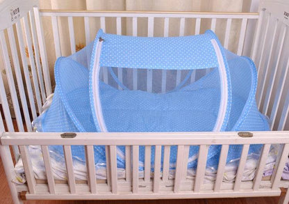 Foldable Baby Bed Net Foldable  Baby Bed Net With Pillow Net 2pieces Set J&E Discount Store 