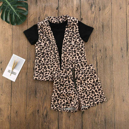 Leopard print suit Leopard print suit for children J&E Discount Store 