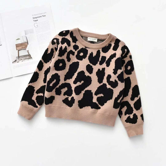 Style Jumper Leopard Sweater New Style Jumper Leopard Sweater For Kids J&E Discount Store 