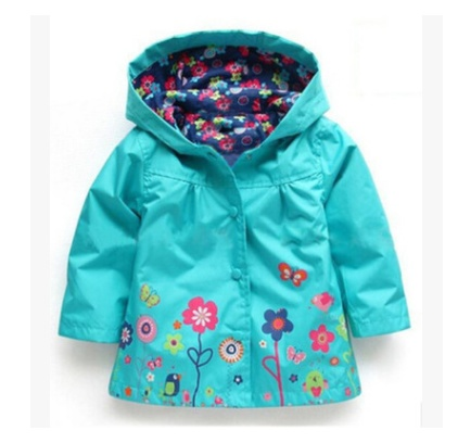 Girls cute hooded windproof rain jacket Girls cute hooded windproof rain jacket J&E Discount Store 