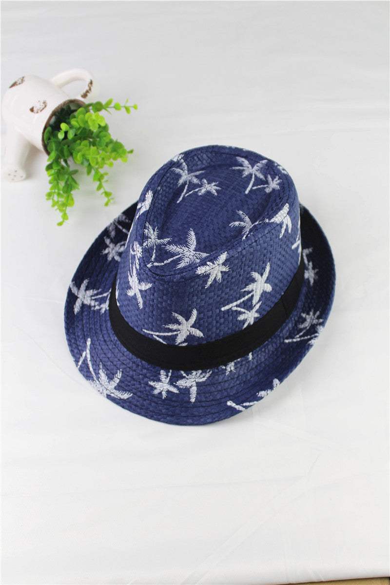 Summer Children Straw Hat Print Baby Hats Kids Summer Children Straw Hat Print Baby Hats Kids J&E Discount Store 