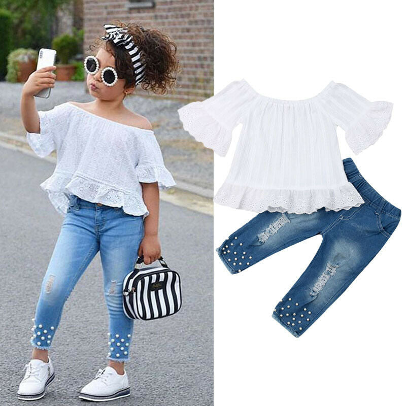 Shirt Shorts Girls Girl Kids Clothes Shirt Shorts Girls Girl Kids Clothes For Baby Set Children J&E Discount Store 