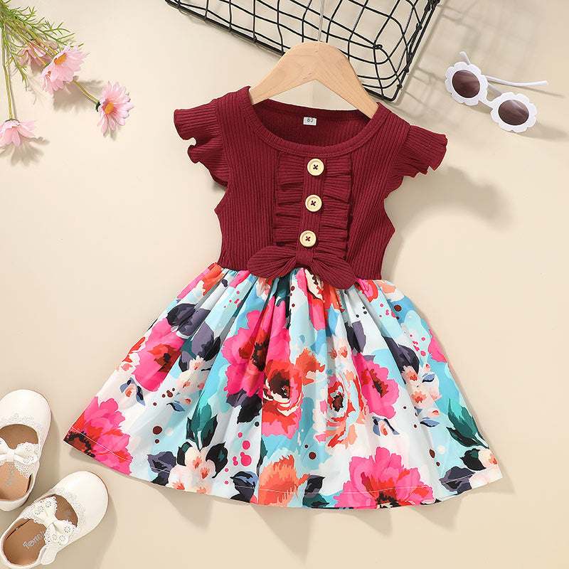 Toddler Kids Baby Girls Clothes Summer Girls Dress Toddler Kids Baby Girls Clothes Summer Girls Dress J&E Discount Store 