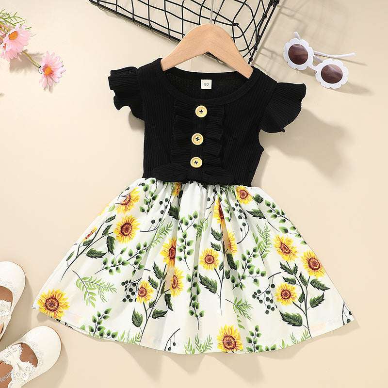 Toddler Kids Baby Girls Clothes Summer Girls Dress Toddler Kids Baby Girls Clothes Summer Girls Dress J&E Discount Store 