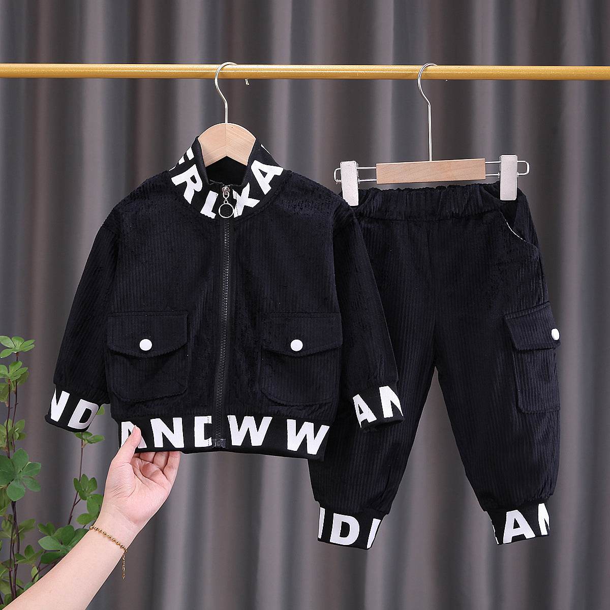 Sports Suit Children' Sports Suit Children's Blouse Corduroy J&E Discount Store 