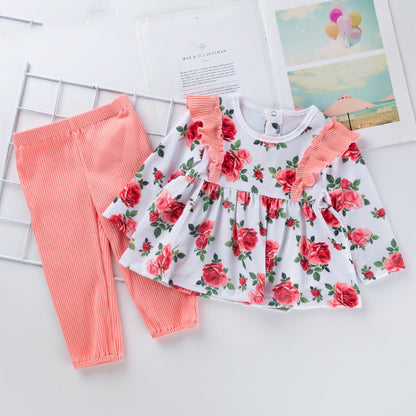 Girls Baby Doll Shirt and Pant Set