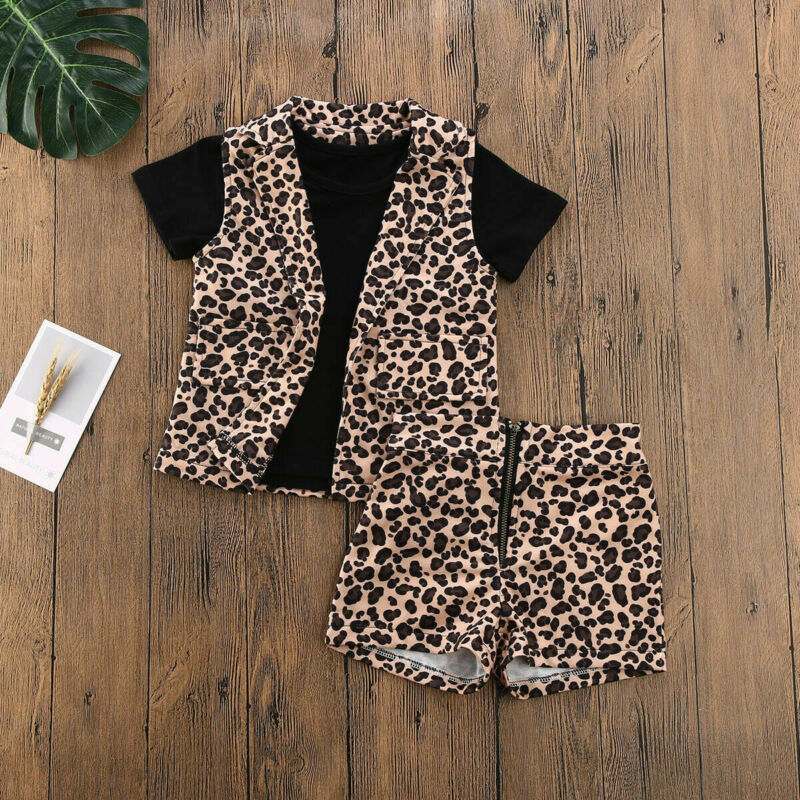 Leopard print suit Leopard print suit for children J&E Discount Store 