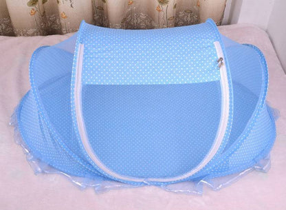 Foldable Baby Bed Net Foldable  Baby Bed Net With Pillow Net 2pieces Set J&E Discount Store 