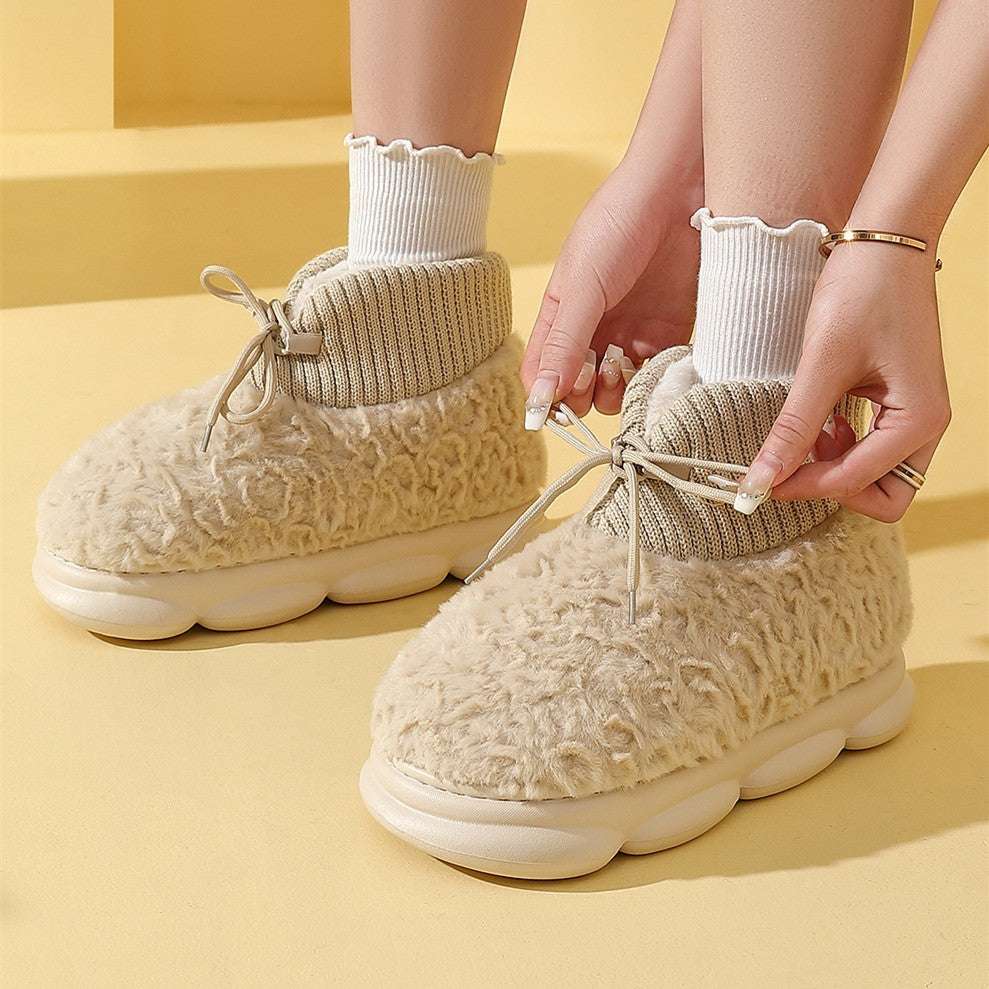 Outer Wear Plush Cotton-padded Shoes Outer Wear Plush Cotton-padded Shoes J&E Discount Store 