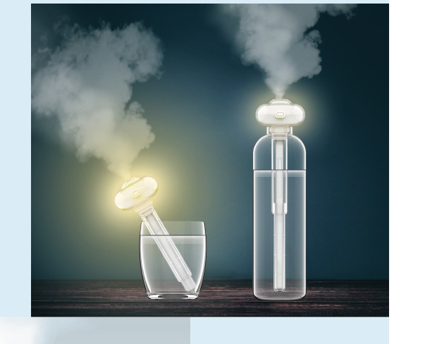 Small Night Light Humidifier USB Portable Desktop With Small Night Light Humidifier J&E Discount Store 