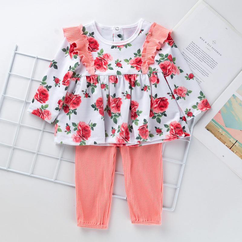 Girls Baby Doll Shirt and Pant Set