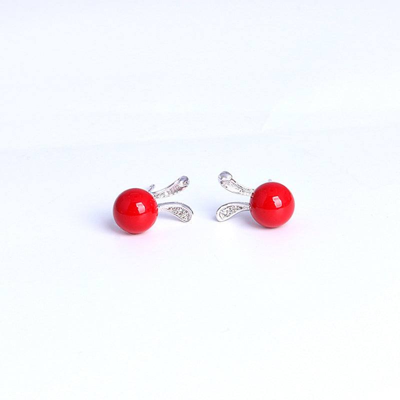 Rabbit Earring Jewelry 925 Silver Pearls Stud Earing Rabbit Earring Jewelry 925 Silver Pearls Stud Earing For Kids Children J&E Discount Store 