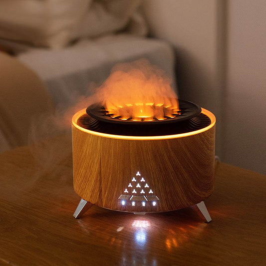 Arrival Remote Control Volcano Humidifier Diffuser Wholesale Fire Flame Diffuser Wholesale New Arrival Remote Control Volcano Humidifier Diffuser Whole J&E Discount Store 