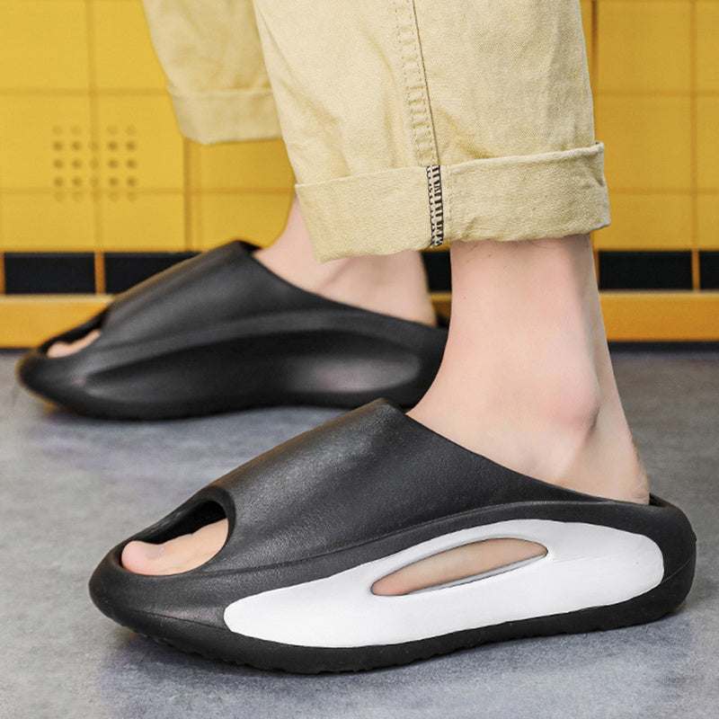 Slides: Ins Slippers : Unisex Peep Toe Slides EU size 36 to 49- J&E Discount Store