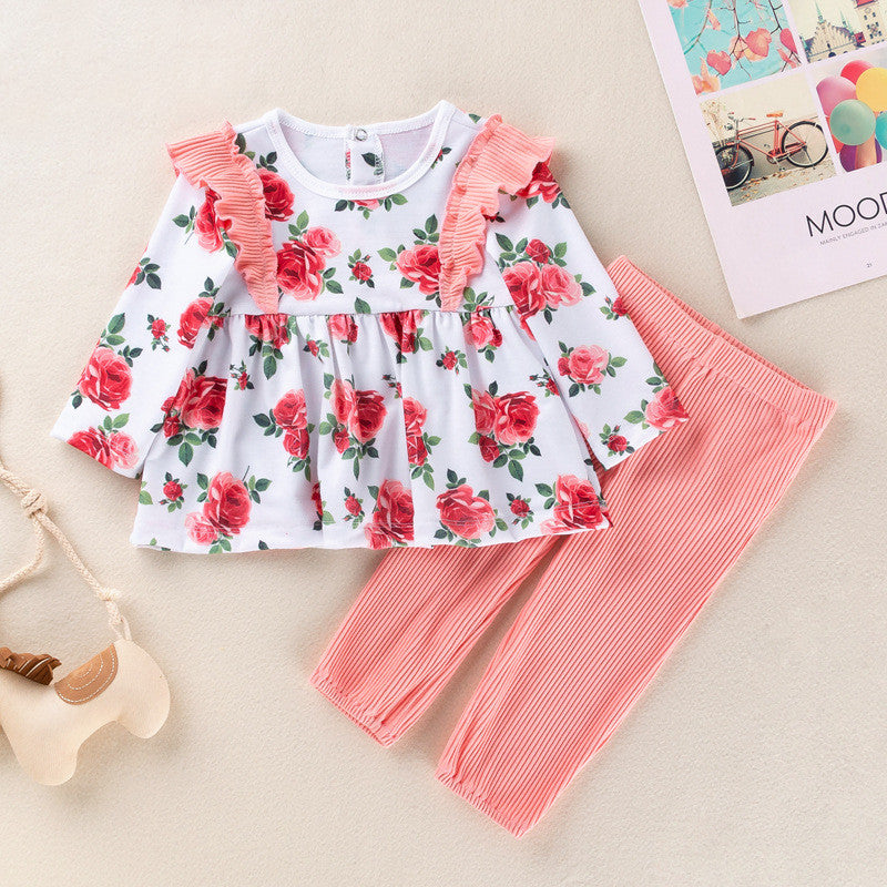 Girls Baby Doll Shirt and Pant Set