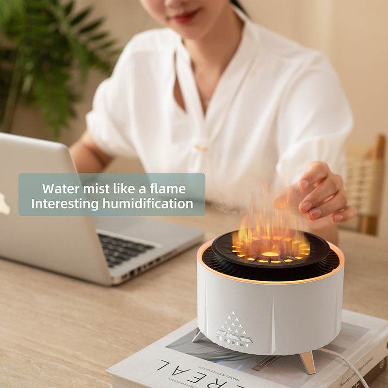 Arrival Remote Control Volcano Humidifier Diffuser Wholesale Fire Flame Diffuser Wholesale New Arrival Remote Control Volcano Humidifier Diffuser Whole J&E Discount Store 