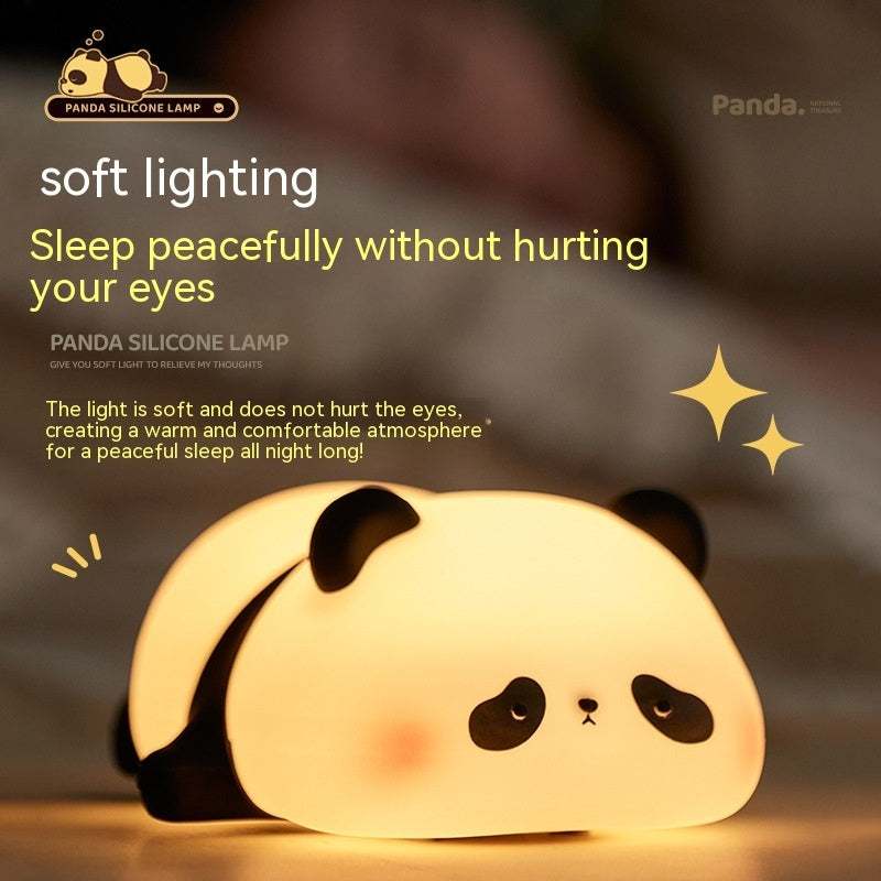 Small Panda Silicone Night Light- Ambient lighting