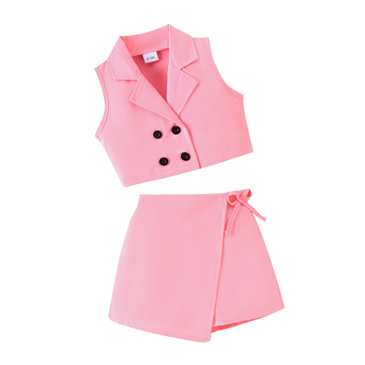 Candy Color Vest Suit Top Skirt Suit Girl's Candy Color Vest Suit Top Skirt Suit J&E Discount Store 