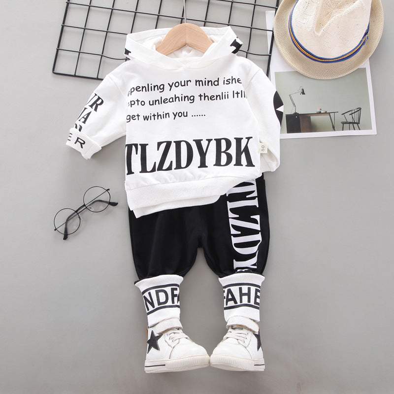 Long-sleeved Sweatshirt Sports Children' Long-sleeved Sweatshirt Sports Children's Suit Two J&E Discount Store 