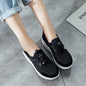 Black Women Mesh Style Sneaker with thick Sole