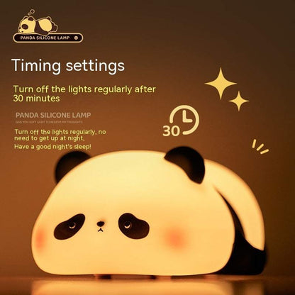 Small Panda Silicone Night Light- Ambient lighting