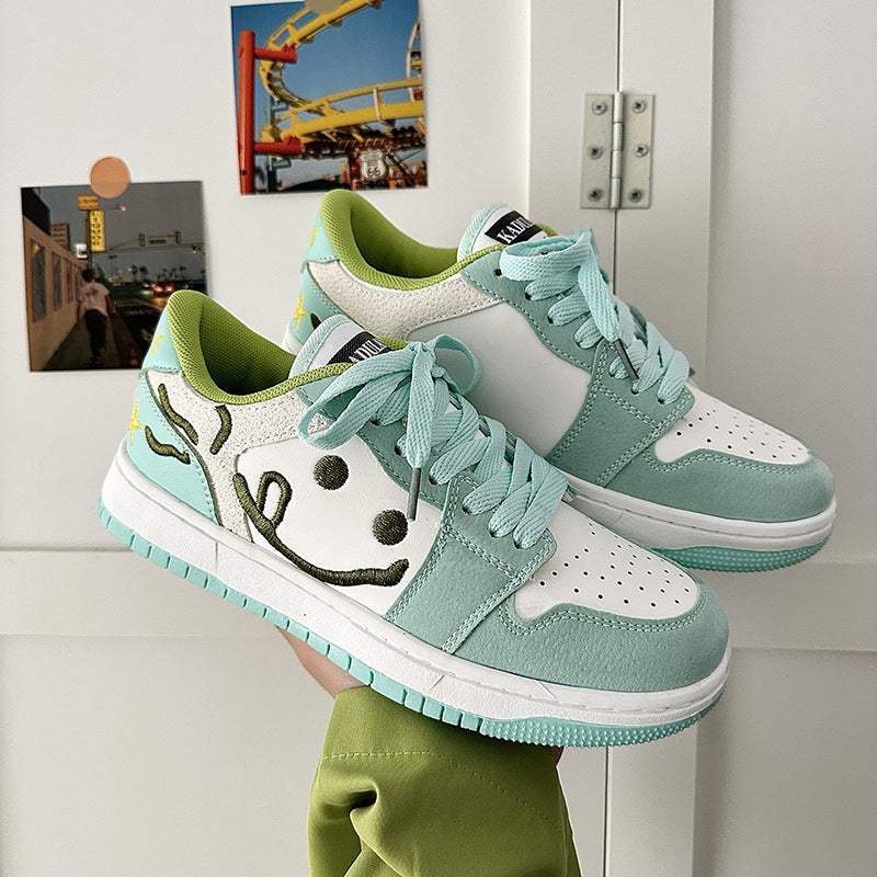 Mint Green Leisure Skateboard Shoes Mint Green Leisure Skateboard Shoes J&E Discount Store 