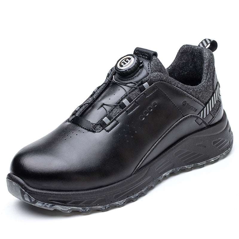 Rotating Button Lace- Rotating Button Lace-up Free Safety Shoes J&E Discount Store 