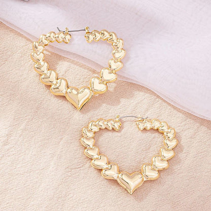 Love Heart Earrings Women Love Heart Earrings Women J&E Discount Store 