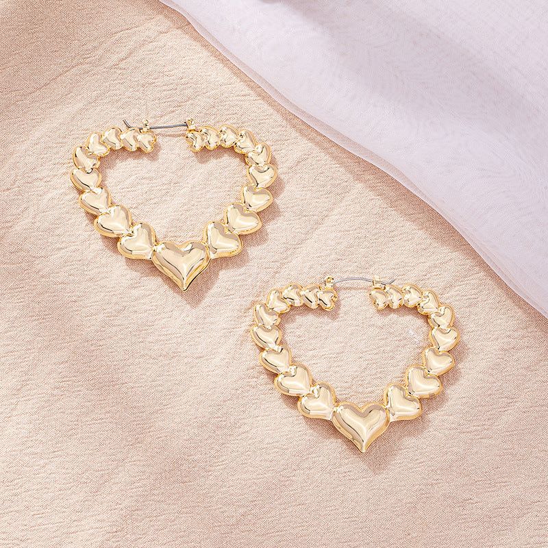 Love Heart Earrings Women Love Heart Earrings Women J&E Discount Store 
