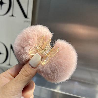 Elegant Pompons Barrettes Back Head Elegant Pompons Barrettes Back Head J&E Discount Store 