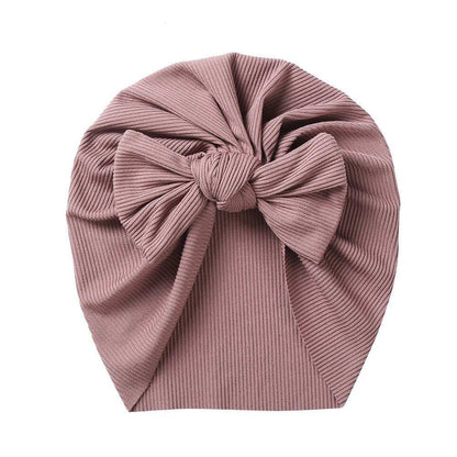 Square Bow Baby Thread Cotton Pullover Hat New Square Bow Baby Thread Cotton Pullover Hat J&E Discount Store 