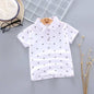 Korean Short Sleeve Anchor Print Little Boy's Korean Short Sleeve T-Shirt J&E Discount Store 