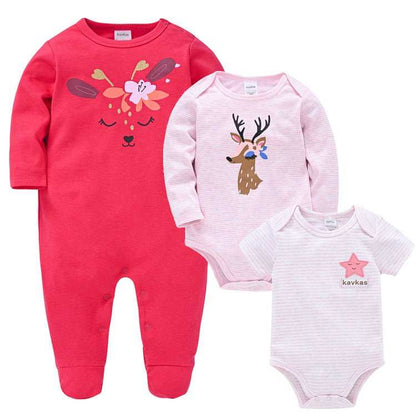 Baby 3-piece Baby Clothes Unisex Baby 3-piece Baby Clothes Unisex J&E Discount Store 