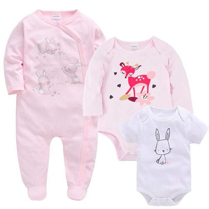 Baby 3-piece Baby Clothes Unisex Baby 3-piece Baby Clothes Unisex J&E Discount Store 