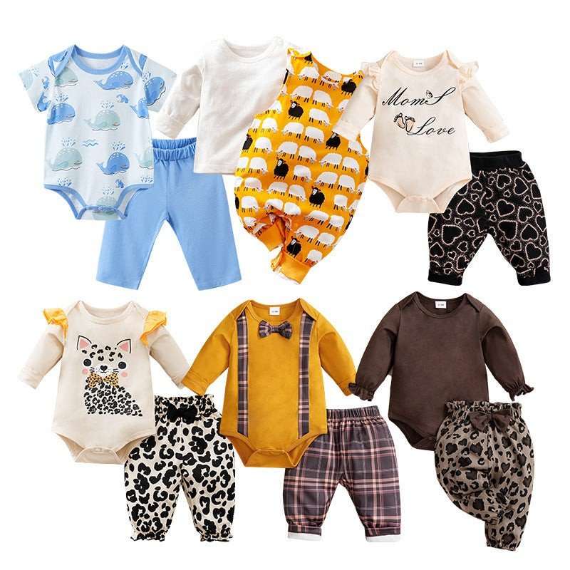 Baby And Infant Onesie and pants Print sets - Various Designs - J&E Discount Store