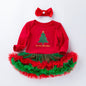 Baby Christmas Clothing Snowflake Long Sleeve Baby's Gown - J&E Discount Store