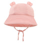 Baby Cotton Shade Rabbit Ear Fisherman Basin Hat - J&E Discount Store