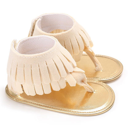 Baby Girl Multicolor Tassel Soft Sole Flip-flop - J&E Discount Store