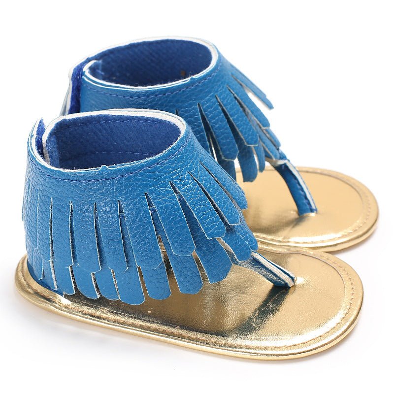 Baby Girl Multicolor Tassel Soft Sole Flip-flop - J&E Discount Store