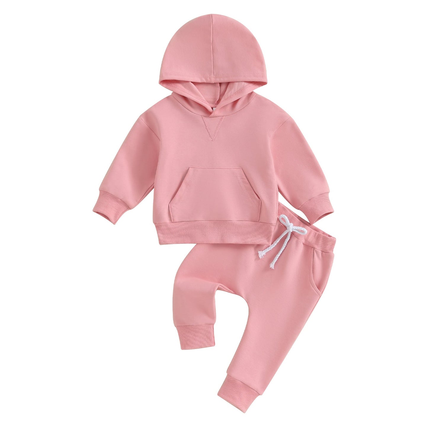 Baby Long Sleeve Hooded Sweater Trousers Suit - J&E Discount Store