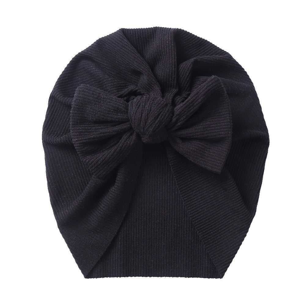 Square Bow Baby Thread Cotton Pullover Hat New Square Bow Baby Thread Cotton Pullover Hat J&E Discount Store 