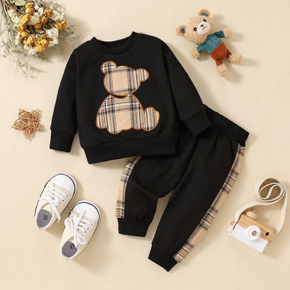 Boy Suit Cartoon Two Piece Set - J&E Discount Store