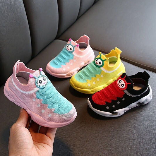 Girls Mesh Breathable Sports Soft Sole Shoes Boys And Girls Mesh Breathable Sports Soft Sole Shoes J&E Discount Store 