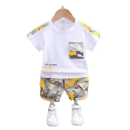 Boys' Camouflage Short-sleeved Short Set Boys' Camouflage Short-sleeved Short Set J&E Discount Store 