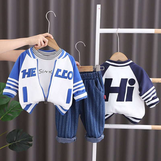 Boys' Letter Baseball Uniform Sports Suit Boys' Letter Baseball Uniform Sports Suit J&E Discount Store 