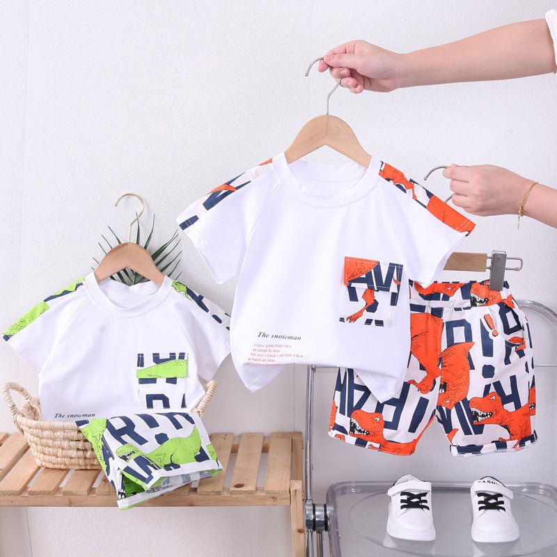 Boys' Summer Suit New Fashionable Short Sleeve - J&E Discount Store