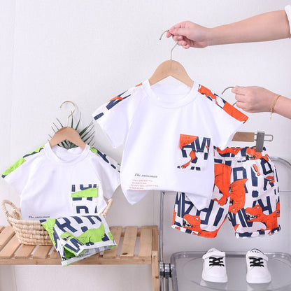 Boys' Summer Suit New Fashionable Short Sleeve - J&E Discount Store